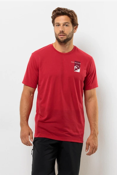 Jack Wolfskin Vonnan S/s Graphıc T Erkek Tişört 1809941TR ürün görseli 1