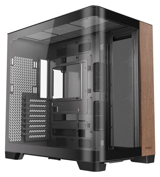 ANTEC C8 CURVE WOOD Type-C 3.2, Ahşap (Ceviz Ağacı), Full-Tower Gaming  Kasa ürün görseli 1
