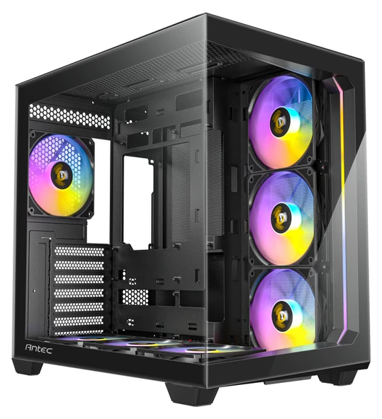 ANTEC C5 ARGB Siyah 6x120mm reverse, 1x120mm ARGB fan, Type-C 3.2, Mid-Tower Siyah Gaming  Kasa ürün görseli 1