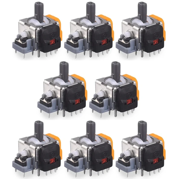 8 Adet PS4 Hall Effect Analog Motor PS4 Kol Joystick Tamiri Playstation 4 Yedek Parça ürün görseli 1