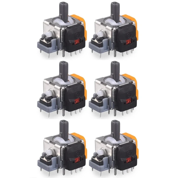 6 Adet PS4 Hall Effect Analog Motor PS4 Kol Joystick Tamiri Playstation 4 Yedek Parça ürün görseli 1