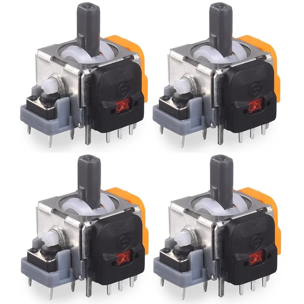 4 Adet PS4 Hall Effect Analog Motor PS4 Kol Joystick Tamiri Playstation 4 Yedek Parça ürün görseli 1