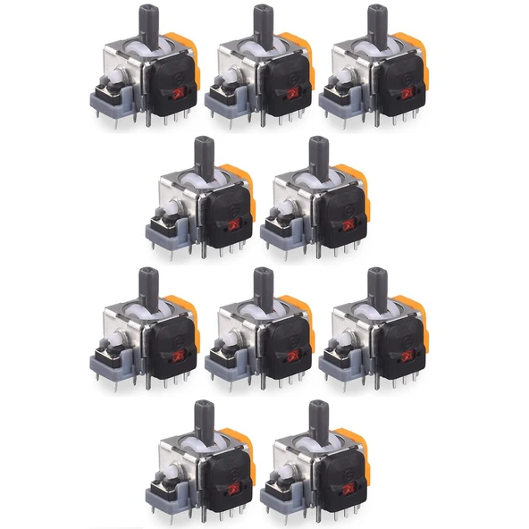 10 Adet PS4 Hall Effect Analog Motor PS4 Kol Joystick Tamiri Playstation 4 Yedek Parça ürün görseli 1