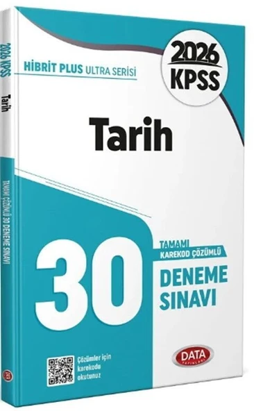 2026 KPSS Tarih Ultra 30 Deneme Data Yayınları ürün görseli 1