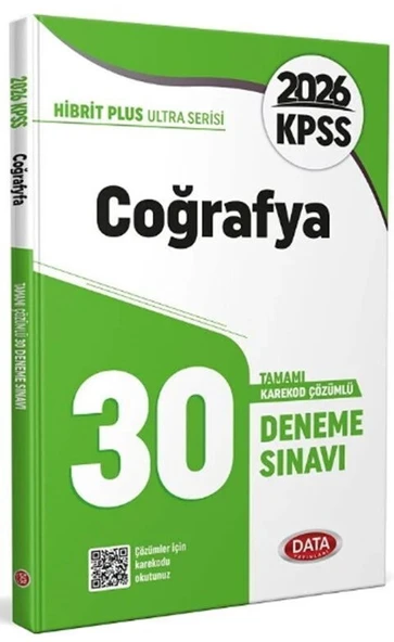 2026 KPSS Coğrafya Ultra 30 Deneme Data Yayınları ürün görseli 1