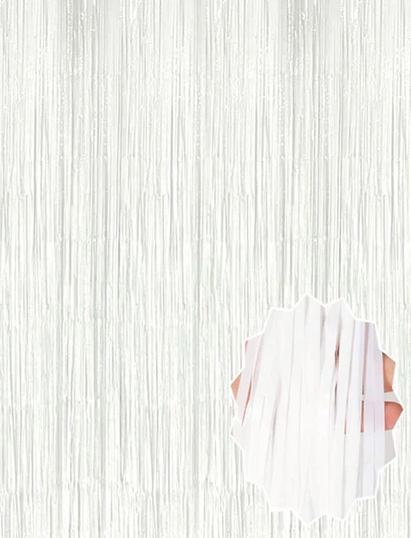 Soft Beyaz Renk Duvar ve Kapı Perdesi ürün görseli 1