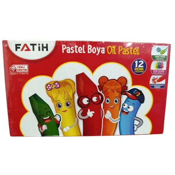Fatih Pastel Boya 12 Renk 34012 ürün görseli 1