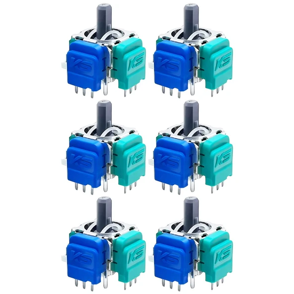 6 Adet Xbox One Hall Effect Analog Motor Xbox Kol Joystick Tamiri Xbox One Yedek Parça ürün görseli 1