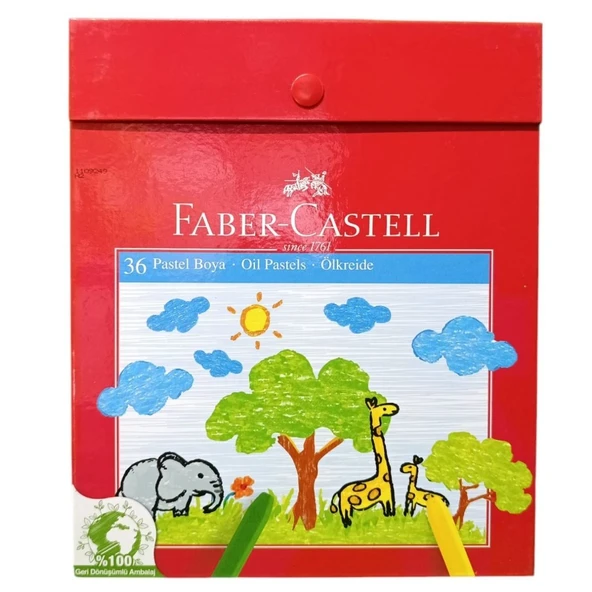 Faber Castel Karton Çantalı Pastel Boya 36lı 5282 000 003 ürün görseli 1