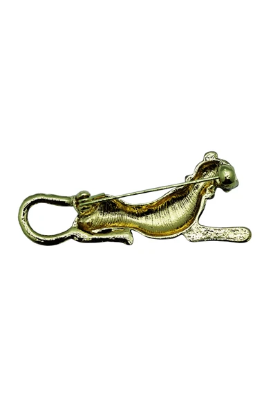 Kibele Leopar Broş Yaka Iğnesi - Resim 4