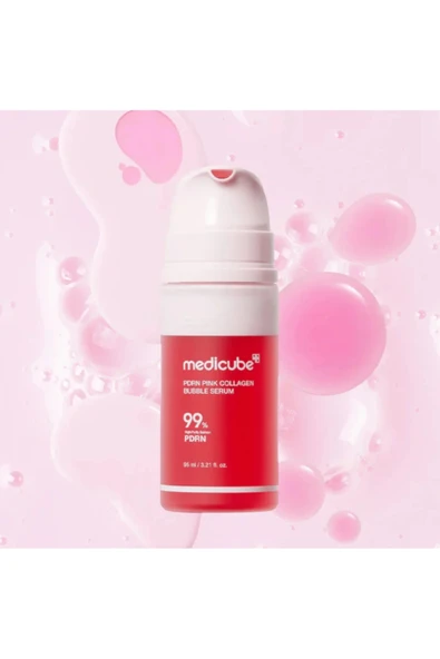 PDRN PINK COLLAGEN BUBBLE SERUM 95ml - Resim 2
