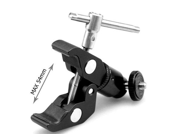 SmallRig 1124 1/4'' Top Başlıklı Süper Kelepçe - Resim 3