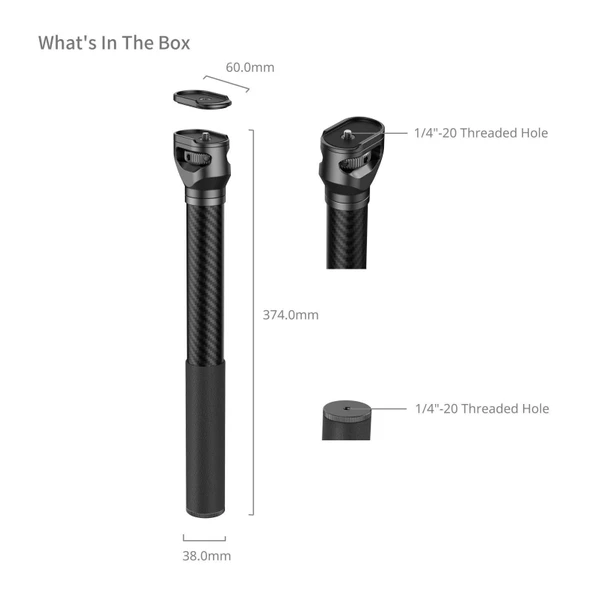 SmallRig 4378 DJI Stabilizer için Uzatma Kolu - Resim 3
