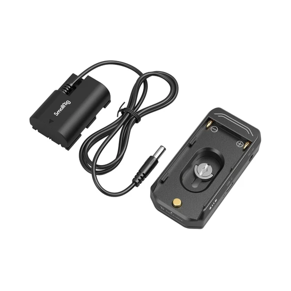 SmallRig 4340 NP-F Pil  Montaj Plakası Kiti LP-E6NH Sahte Pil Güç Kablosu  İle ürün görseli 1