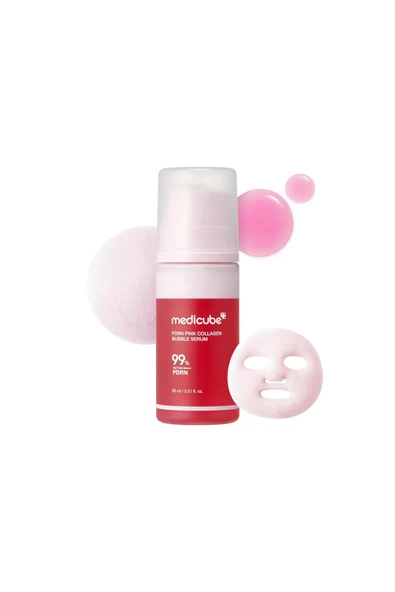PDRN PINK COLLAGEN BUBBLE SERUM 95ml - Resim 5
