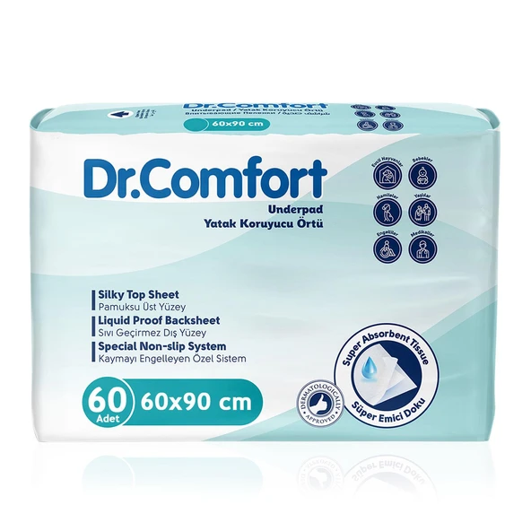 Dr.Comfort Yatak Koruyucu Örtü 60x90 Cm 60 Adet ürün görseli 1