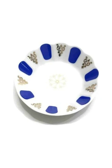 Porland Mavi Yaldız Çay Tabağı 11cm 04POR001989 ürün görseli 1