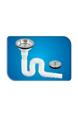 ÇÖPMAK KAFALI FİLTRELİ KÖRÜKLÜ SİFON (Timya/Go1395)  202677 ürün görseli 1