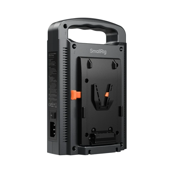 SmallRig 4450 Çift Kanallı V Montajlı Pil Şarj Cihazı ürün görseli 1