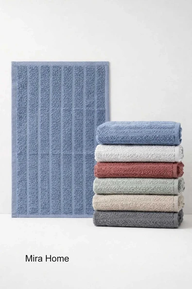 6lı Buklet Dokulu Mutfak ve El Havlusu Seti 30x50 cm Azra ürün görseli 1