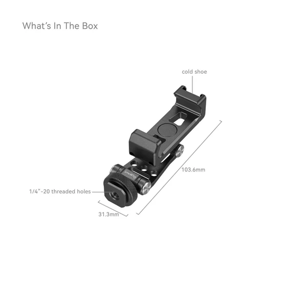 SmallRig 4382 Metal Telefon Tutucu - Resim 2