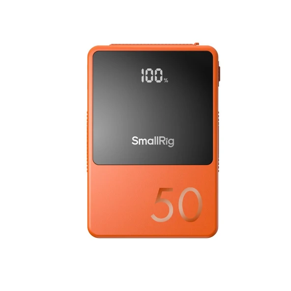 SmallRig 4871 VB50 Mini V Montajlı Pil (Turuncu) ürün görseli 1