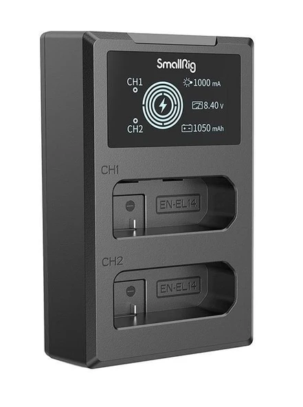 SmallRig 4082 EN-EL14 Çiftli Şarj Cihazı ürün görseli 1