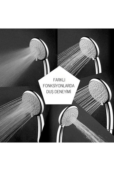 DESIPHON  Yüksek Basınçlı Turbo Duş Başlığı Serisi Filtreli Tasarruflu Modern Büyük Başlık Modelleri ürün görseli 1