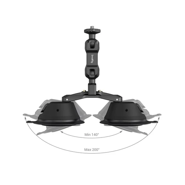 SmallRig SC-2K 3566 Taşınabilir Çift Vantuz - Resim 3