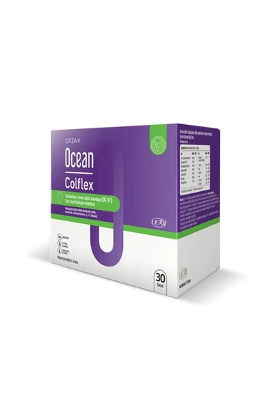 Ocean Colflex Standardize Tavuk Göğsü Kıkırdağı ( UC-II ) 30 Saşe ürün görseli 1