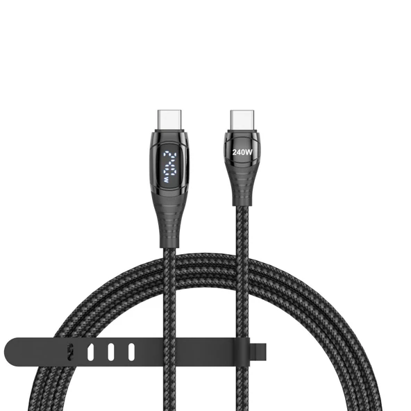 SmallRig 5113 240W Led Ekranlı Güç Kablosu (100 cm) ürün görseli 1