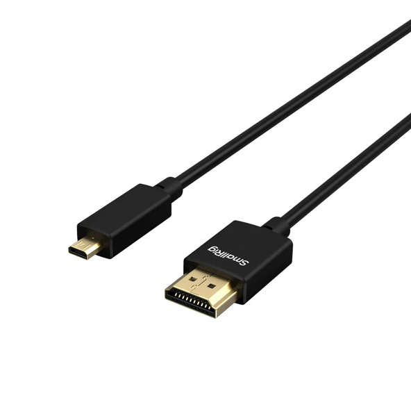 SmallRig 4795 Ultra İnce 4K HDMI Veri Kablosu (D'den A'ya) (100 cm) ürün görseli 1