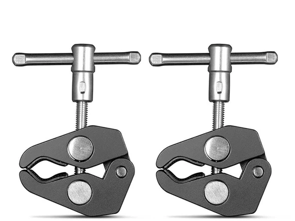 SmallRig 2058 İkili 1/4''-3/8'' Süper Clamp Seti ürün görseli 1