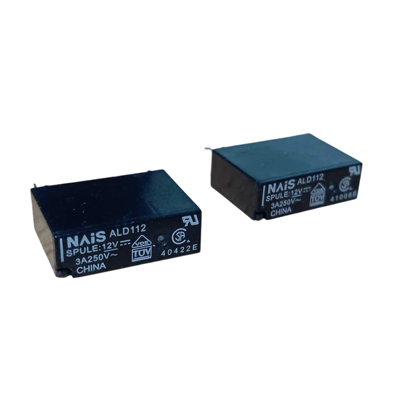 2 Adet Nais ALD112 12V DC 3A 250VAC SPST-NO 4 Pin Kombi Rölesi Pcb Güç Rölesi ürün görseli 1