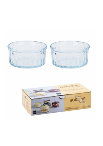 Sigma Borline Sevilla oval 10*12 cm cam fırın kasesi ürün görseli 1