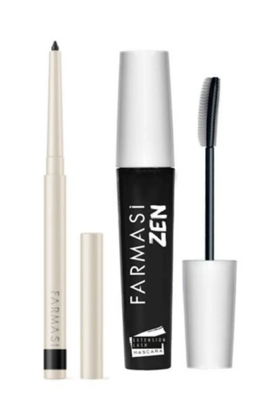Farmasi Asansörlü Göz Kalemi 01 Black ile Zen Extension Lash Mascara ürün görseli 1