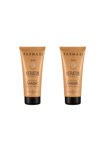 Farmasi Keratin Therapy Onarıcı Maske 200ml 2x Adet ürün görseli 1