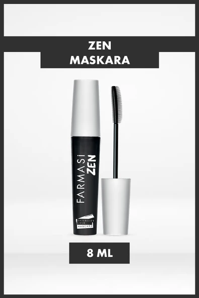 Farmasi Zen Extension Lash Belirgin ve Hacim Etkili Maskara | Ultra Siyah ürün görseli 1