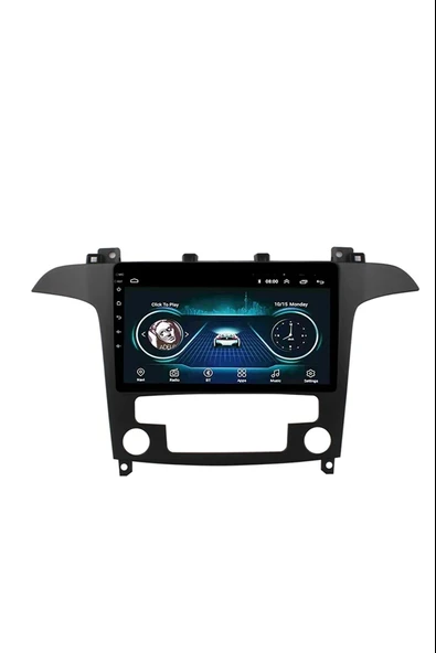 Ford S-max (2008-2011) Android  8 GB Ram + 128 GB Rom Carplay Multimedya + GERİ GÖRÜŞ KAMERASI HEDİYE ürün görseli 1