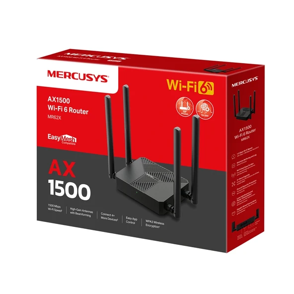 Mercusys MR62X 3 Port 1500 Mbps Router - Resim 8