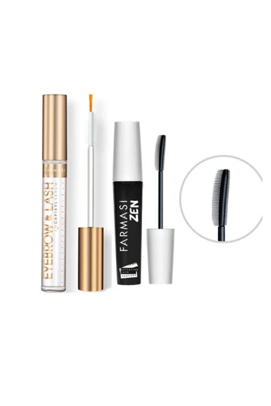 Farmasi Zen Maskara 8 Ml & Kaş Kirpik Serumu 12 Ml ürün görseli 1