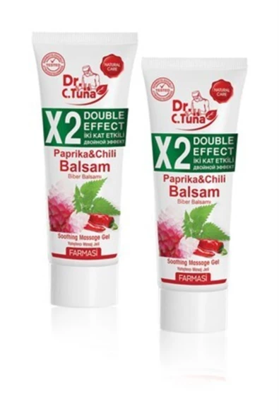 Farmakci X2 Double Effect Paprika Chili Biber Balsamı Masaj Jeli 250 Ml 2 Adet ürün görseli 1