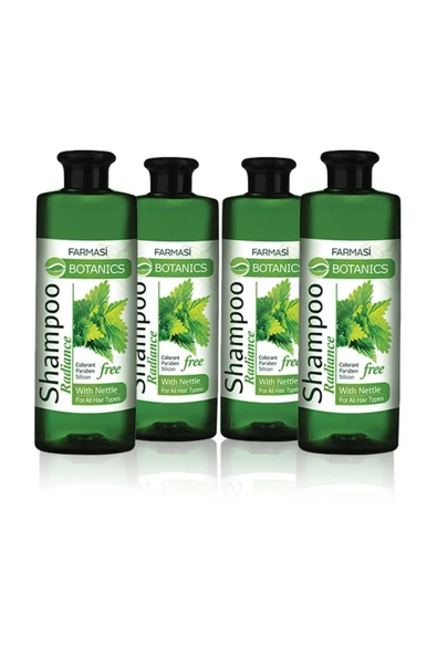 Farmasi Botanics Isırgan Özlü Parlaklık Veren Şampuan-500ml 4 Adet ürün görseli 1