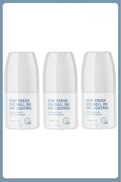 Farmasi Antı-perspırant Day Control Deo Roll On 50 ml 3 Adet ürün görseli 1