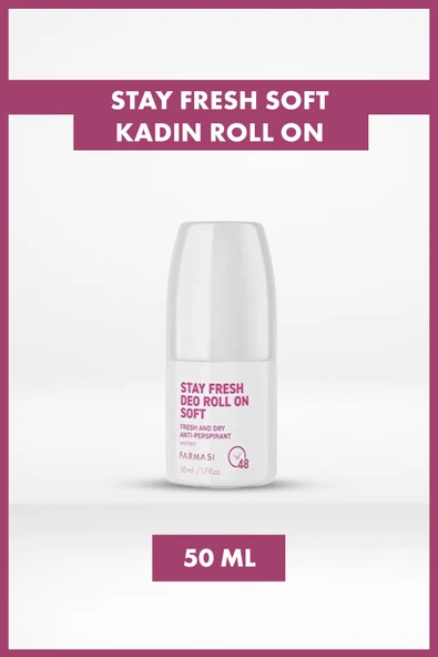 Farmasi Terleme Önleyici 48 Saat Etkili Kadın Roll On Deodorant  | Soft ürün görseli 1