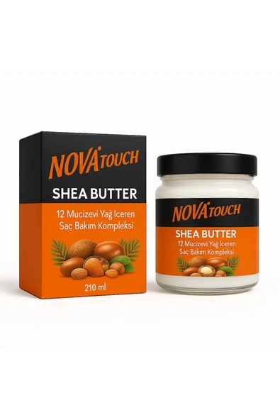 Nova Touch Shea Butter Saç Bakım Yağı 210 Ml - Resim 2