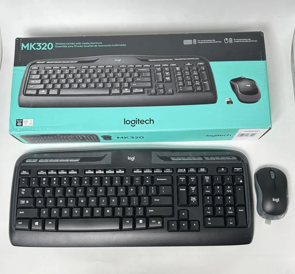 Logitech MK320 Kablosuz İngilizce Q 920-002836 Klavye Mouse Set (OUTLET) ürün görseli 1