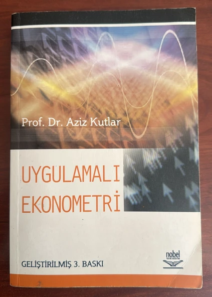 2. El (Kullanılmış) Uygulamalı Ekonometri - Prof. Dr. Aziz Kutlar (Geliştirilmiş 3. Baskı) ürün görseli 1