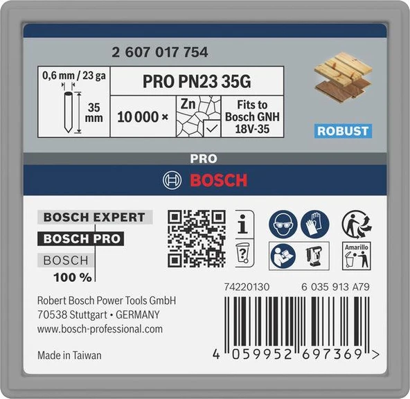 PN23 G Pim 0,65/23 g Galvanizli Çivi 35mm 10000 ad ürün görseli 1