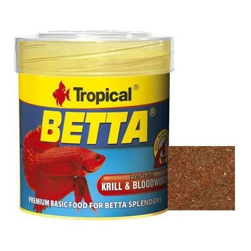 Tropical 77062 Betta 50 ml Yüksek Kalite Akvaryum Balıkları için Beslenme Türü ürün görseli 1